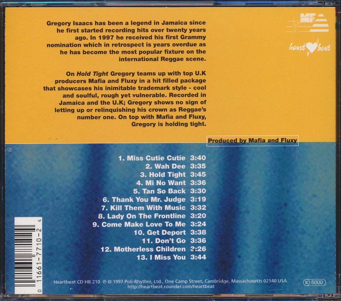 Gregory Isaacs - Hold Tight (marked/ltd stock)