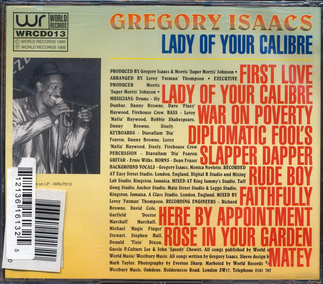 Gregory Isaacs - Lady Of Your Calibre