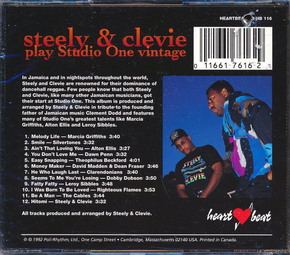 Theo Beckford, Dawn Penn, Alton Ellis, Etc. - Steely & Clevie Play Studio One Vintage (marked/ltd stock)