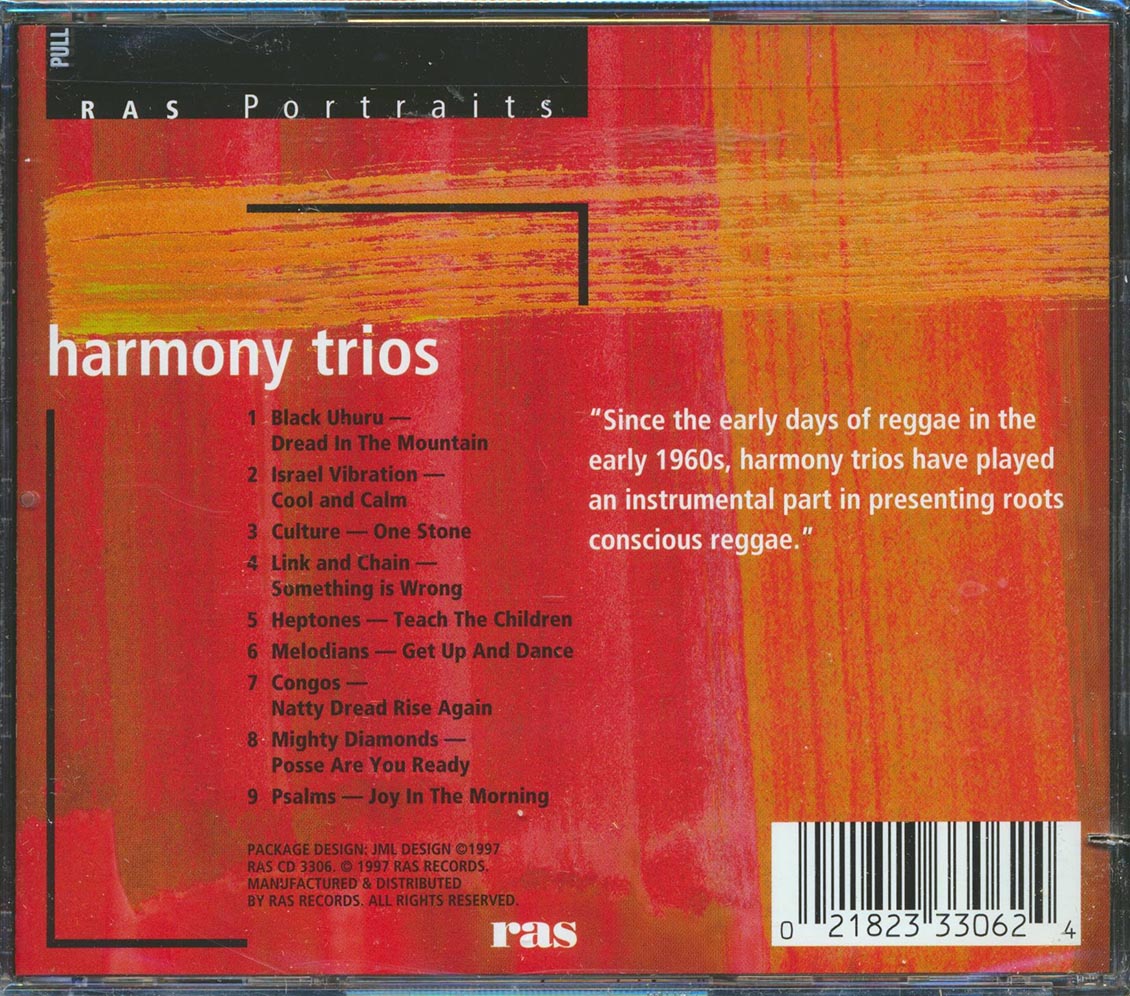 Israel Vibration, The Congos, Black Uhuru, Culture, Etc. - Ras Portraits: Harmony Trios (marked/ltd stock)
