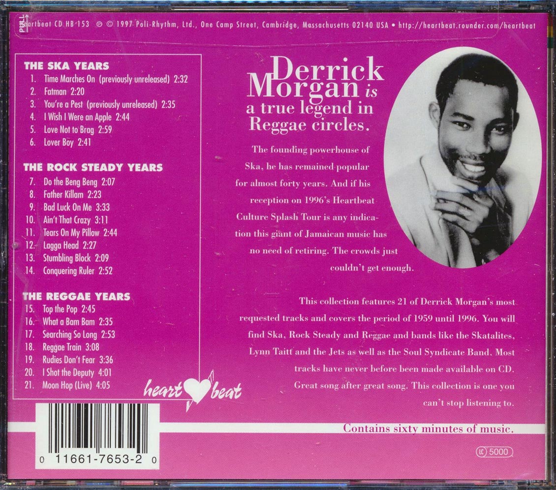 Derrick Morgan - Time Marches On: Sings Ska, Rock Steady & Reggae (21 tracks) (incl. large booklet) (marked/ltd stock)