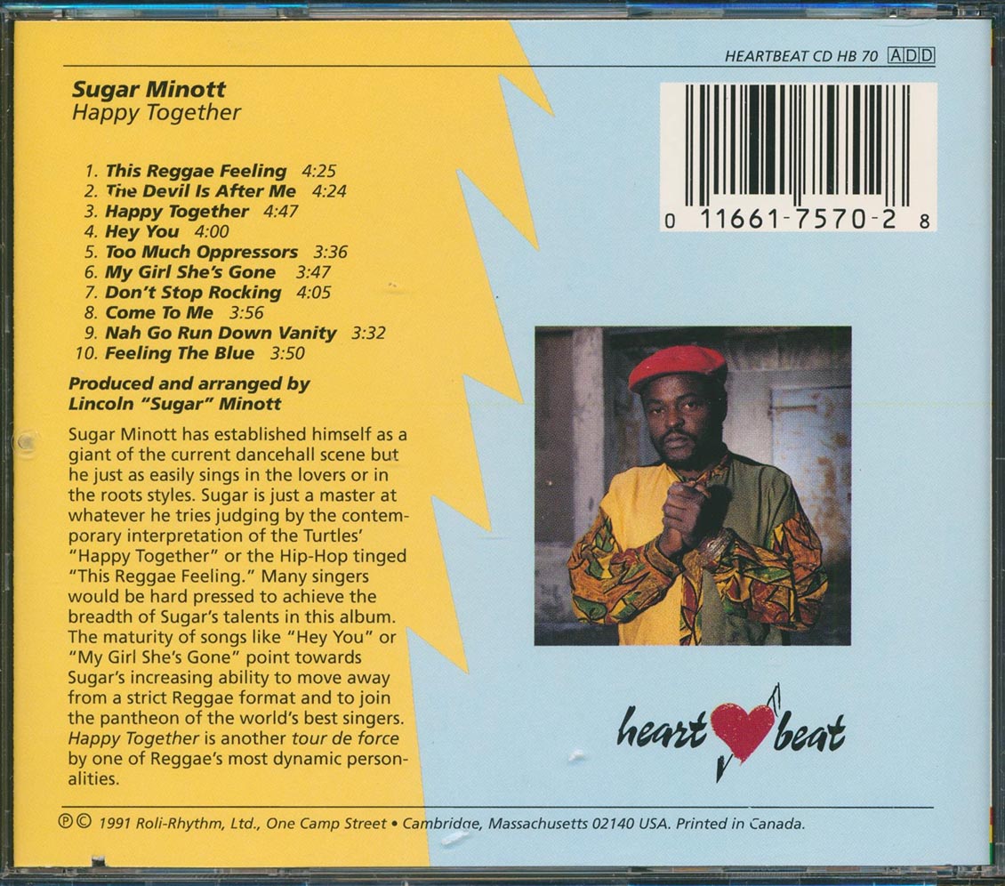 Sugar Minott - Happy Together (marked/ltd stock)