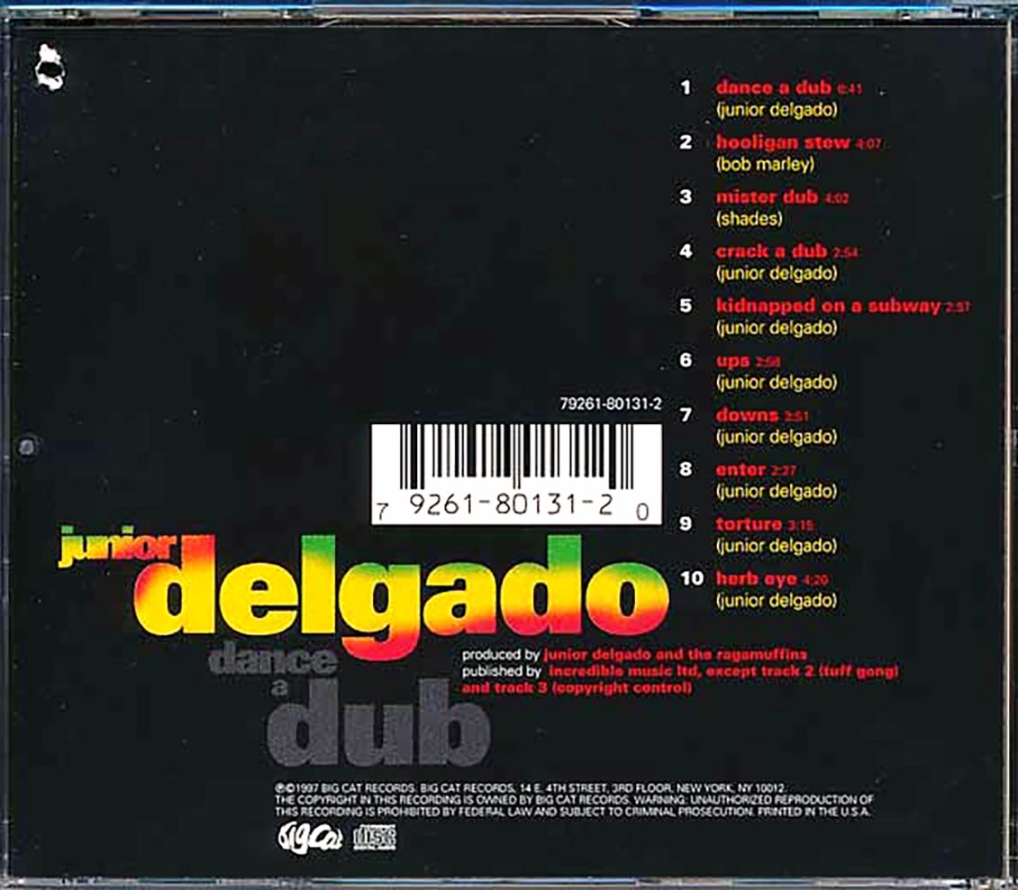 Jr. Delgado - Dance A Dub (marked/ltd stock)