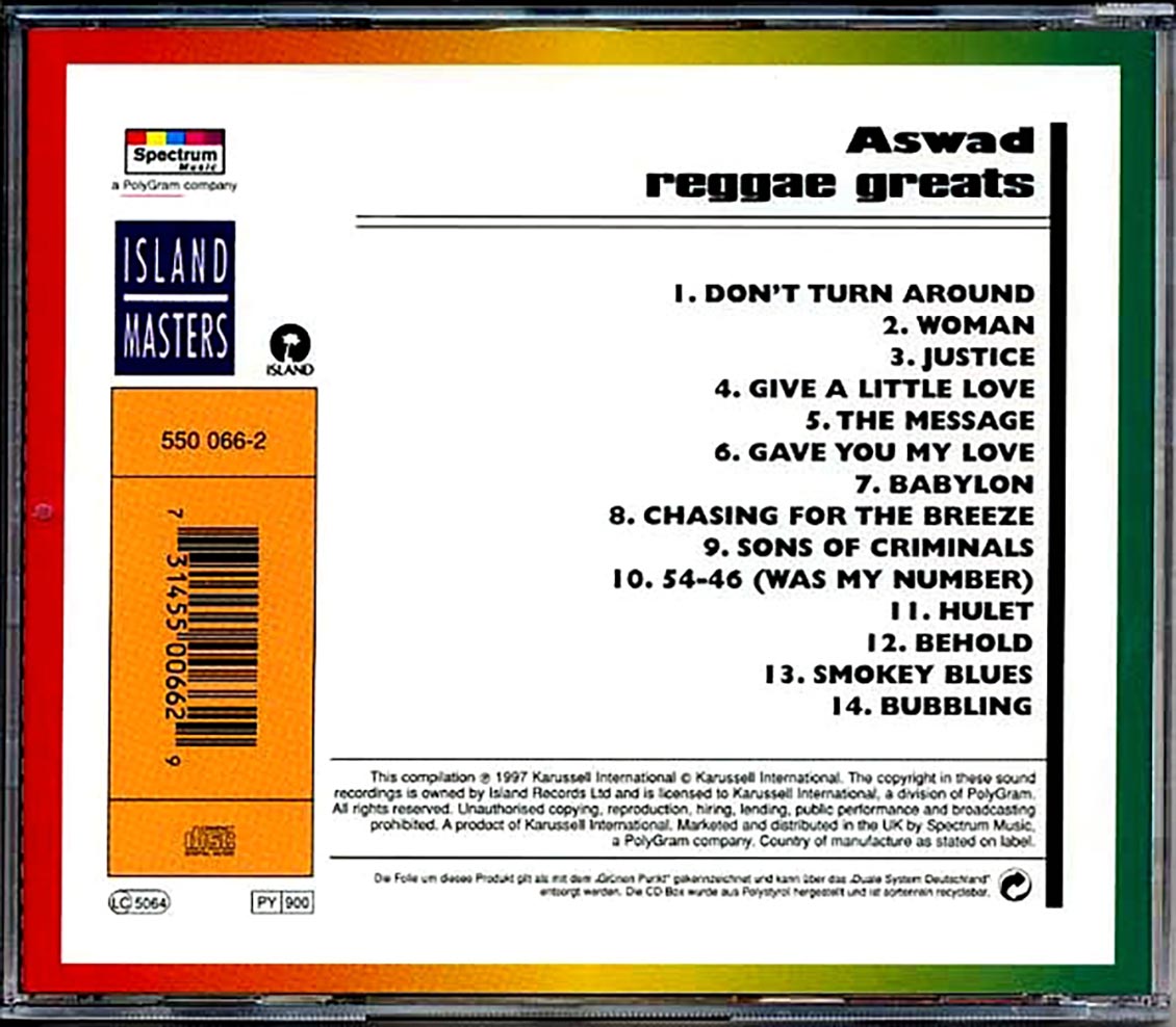 Aswad - Reggae Greats