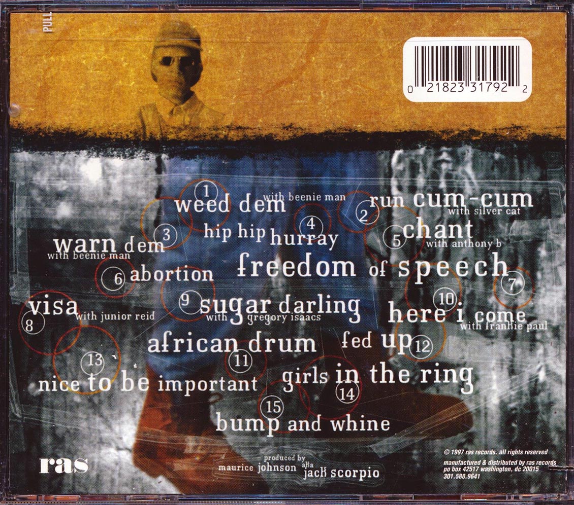 Yellowman - Freedom Of Speech (marked/ltd stock)