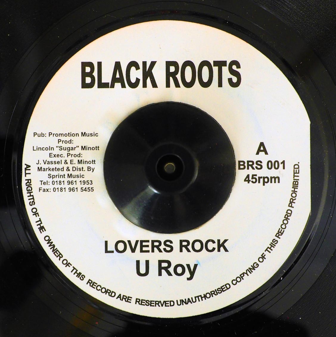 U Roy - Lovers Rock  /  Version (rhythm: "Jackie Mittoo - Henry The Great")