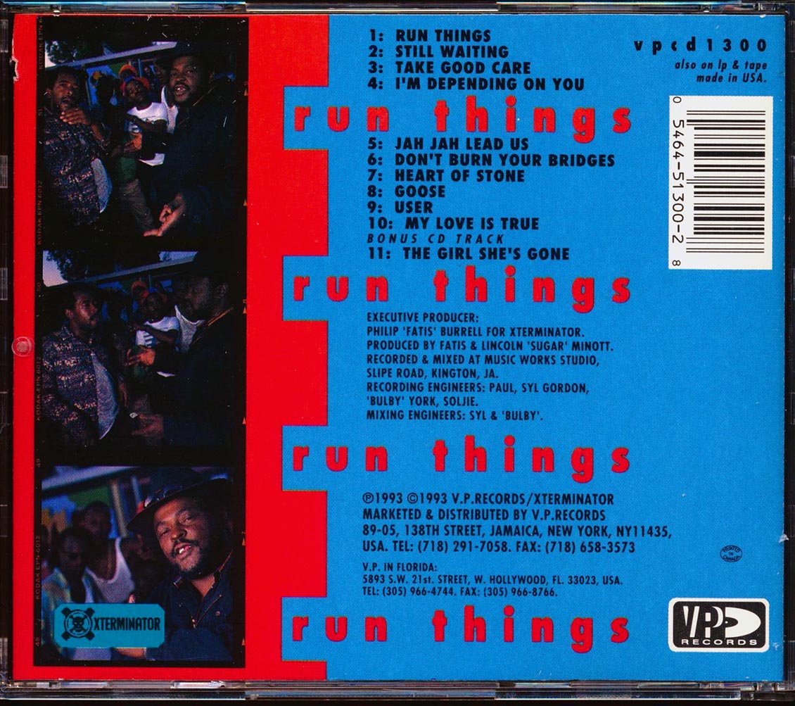 Sugar Minott - Run Things (marked/ltd stock)