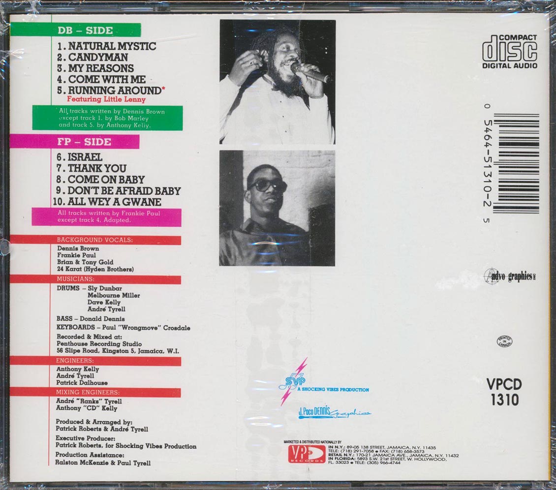Dennis Brown, Frankie Paul - Hotter Flames