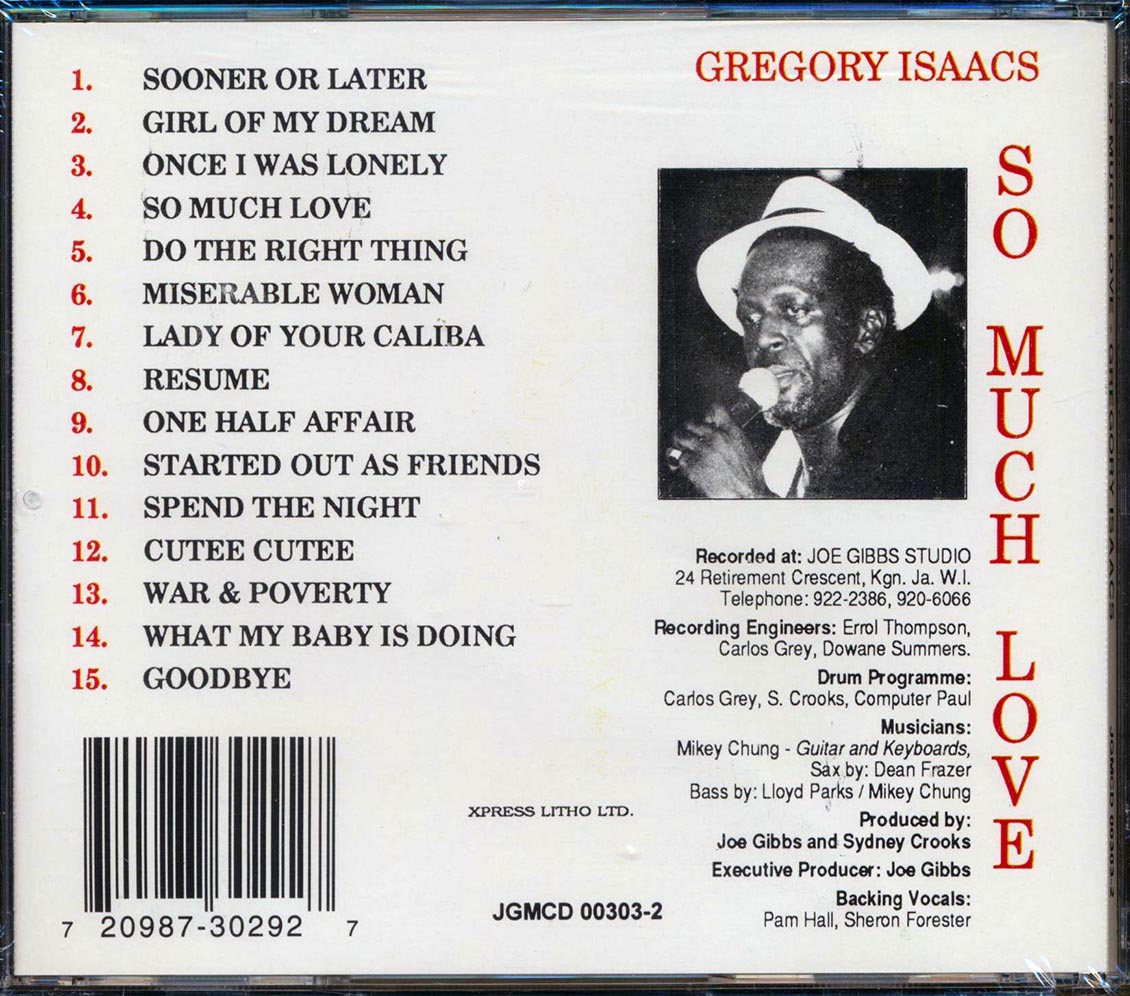 Gregory Isaacs - So Much Love
