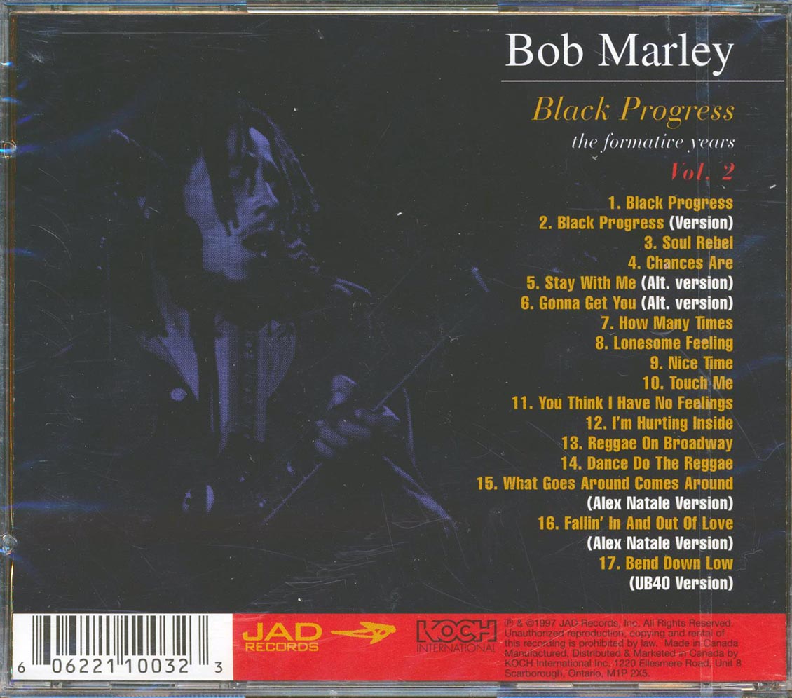 Bob Marley - Black Progress: The Formative Years Volume 2