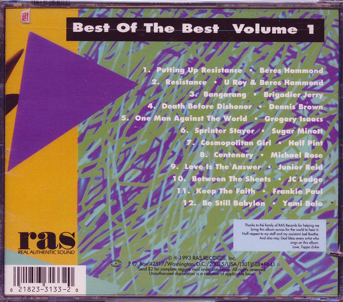 Brigadier Jerry, Half Pint, Yami Bolo, Etc. - Best Of The Best Volume 1 (marked/ltd stock)