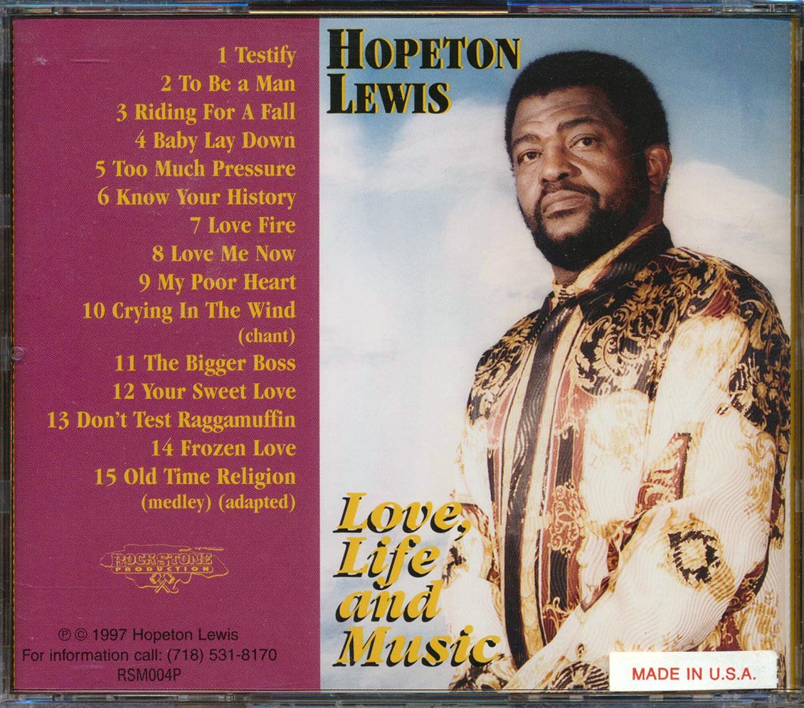 Hopeton Lewis - Love Life And Music