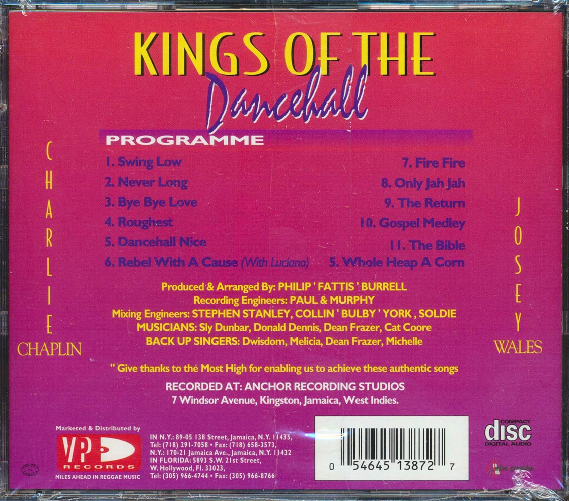 Charlie Chaplin, Josey Wales - Kings Of The Dancehall