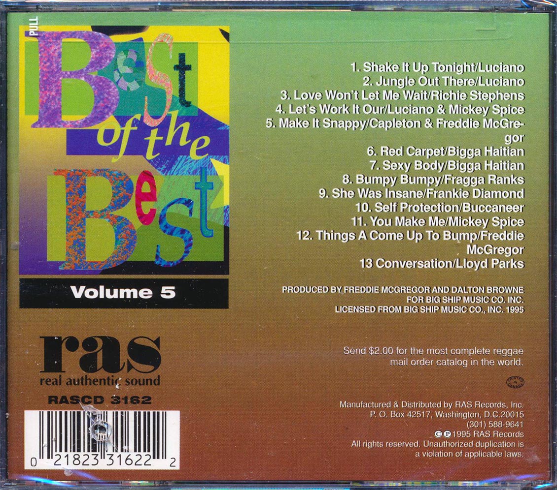 Freddie McGregor, Luciano, Richie Stephens, Etc. - Best Of The Best Volume 5: Freddie McGregor Presents Best Of Big Ship #1 (marked/ltd stock)
