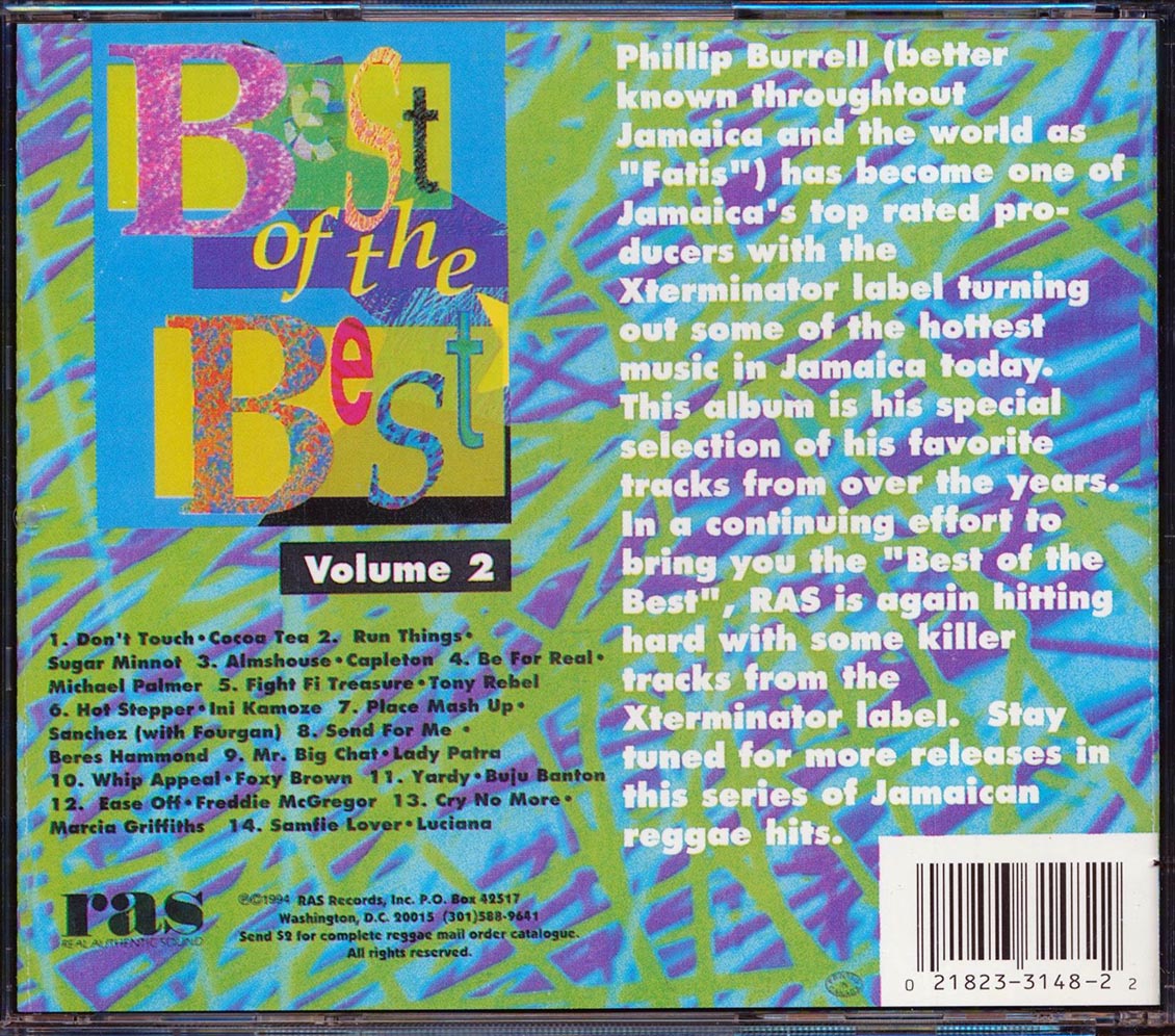 Ini Kamoze, Cocoa Tea, Beres Hammond, Etc. - Best Of The Best Volume 2: Xterminator Label (marked/ltd stock)