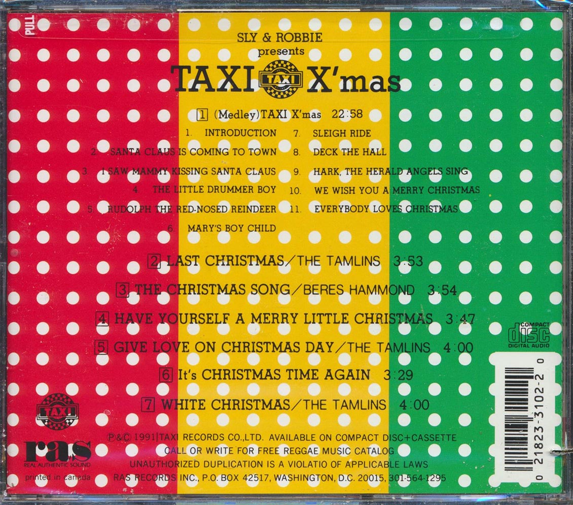 Sly & Robbie, Beres Hammond, The Tamlins, Etc. - Taxi Christmas (marked/ltd stock)