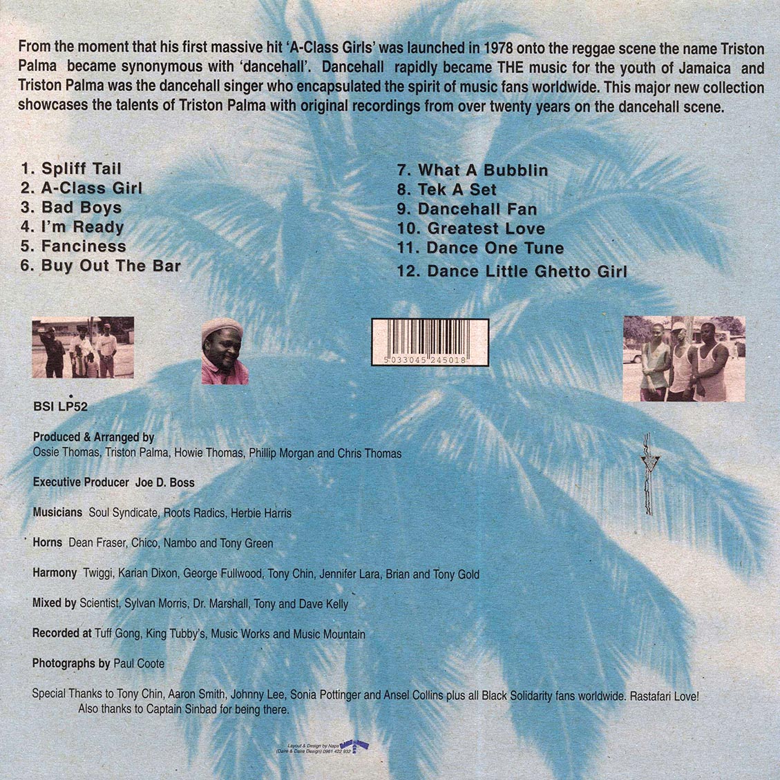 Triston Palmer - Spliff Tail (1998 FIRST PRESS) (UK press) (orig. press)