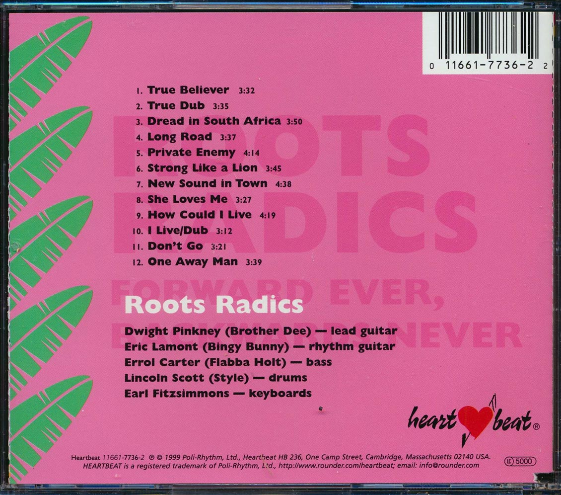 The Roots Radics - Forward Ever, Backwards Never (marked/ltd stock)