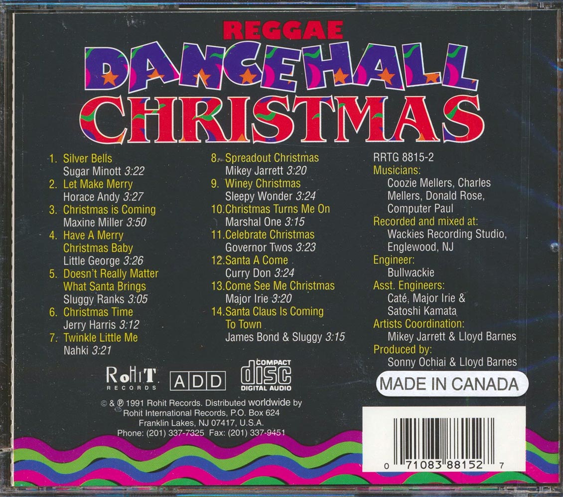Horace Andy, Sugar Minott, Sluggy, James Bond, Etc. - Dancehall Christmas (marked/ltd stock)