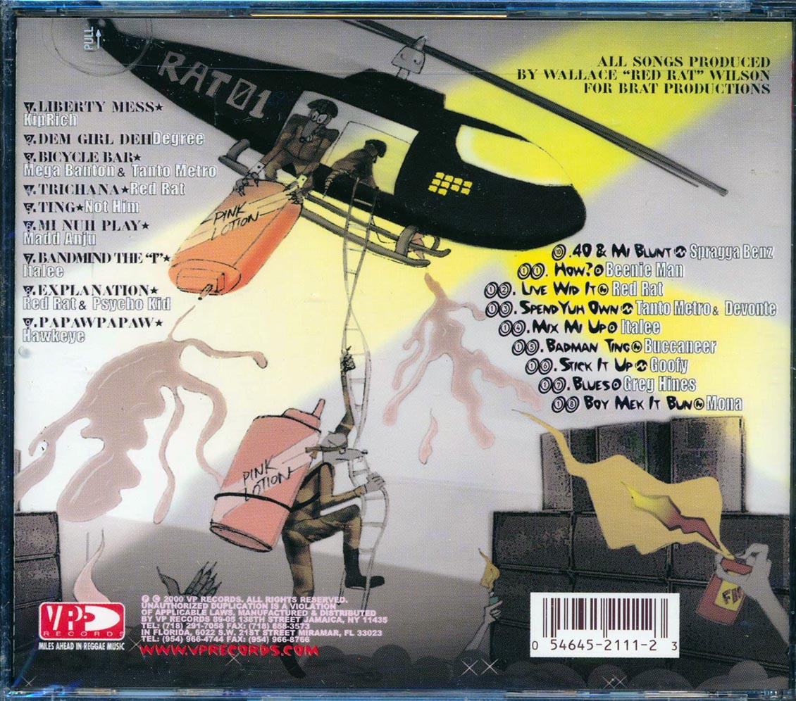 Red Rat, Beenie Man, Tanto Metro & Devonte, Etc. - Rodent Reggae 2000: Rat Patrole