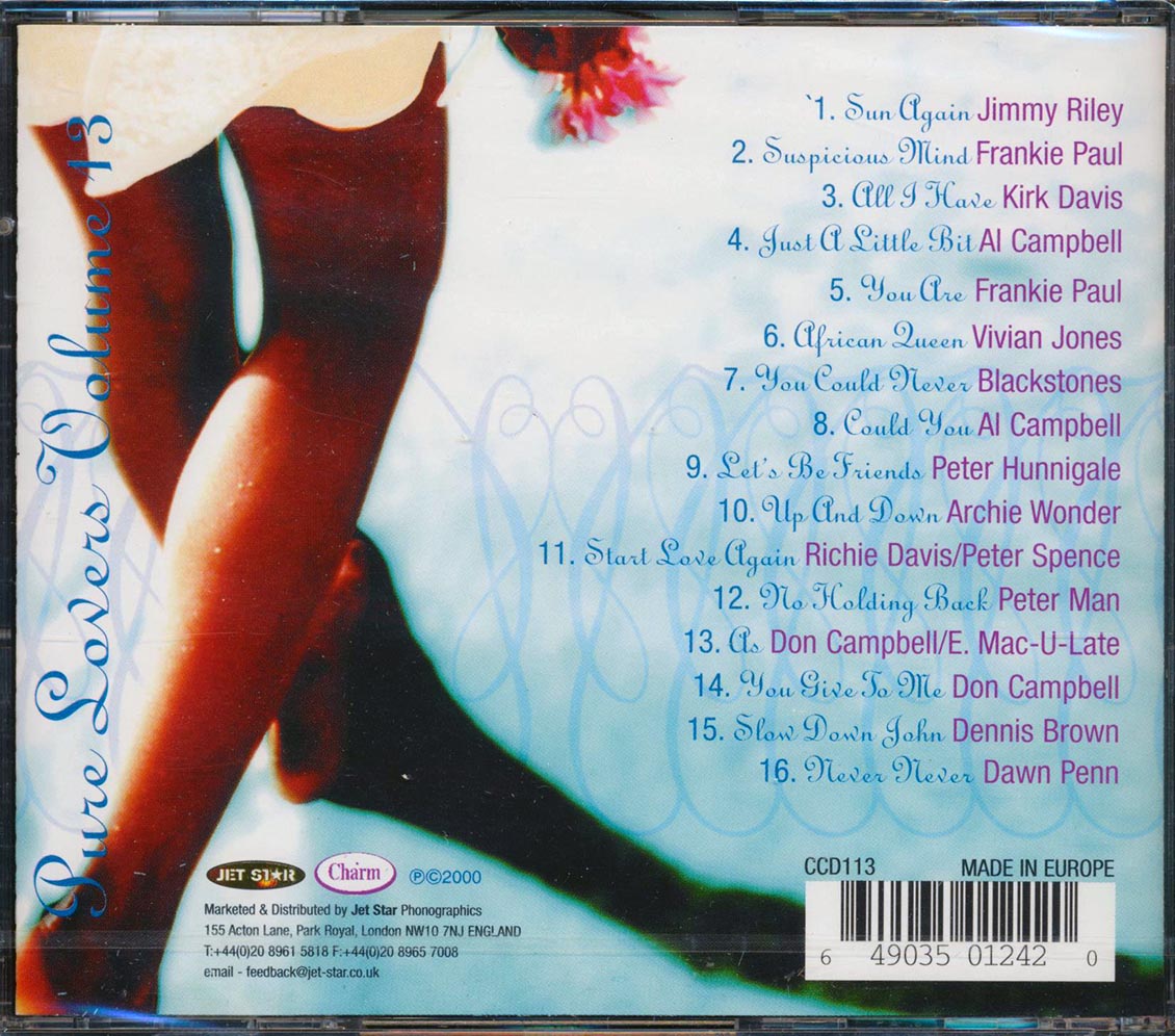 Peter Hunningale, Dennis Brown, Jimmy Riley, Etc. - Pure Lovers Volume 13