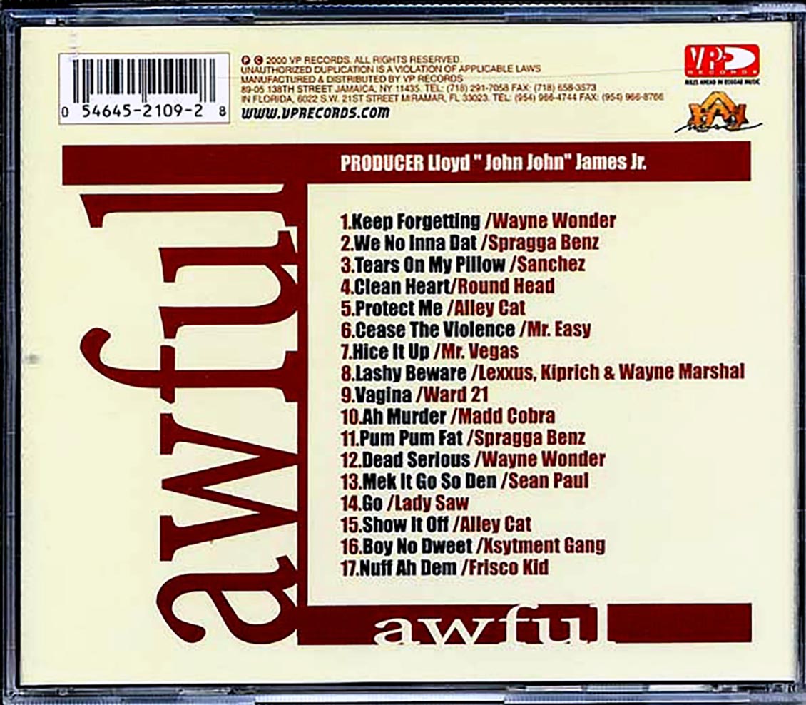 Sean Paul, Mr. Vegas, Wayne Wonder, Etc. - Awful