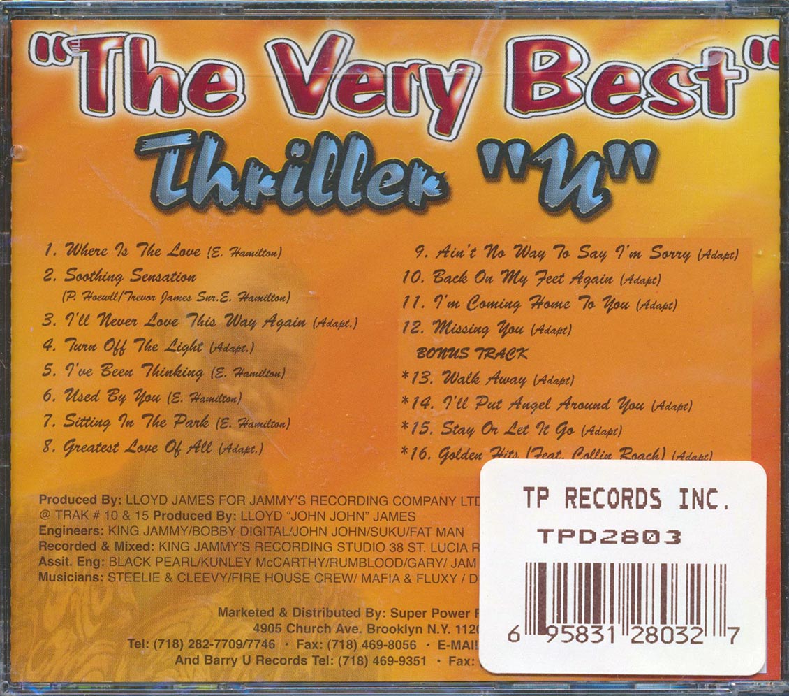 Thriller U - Very Best