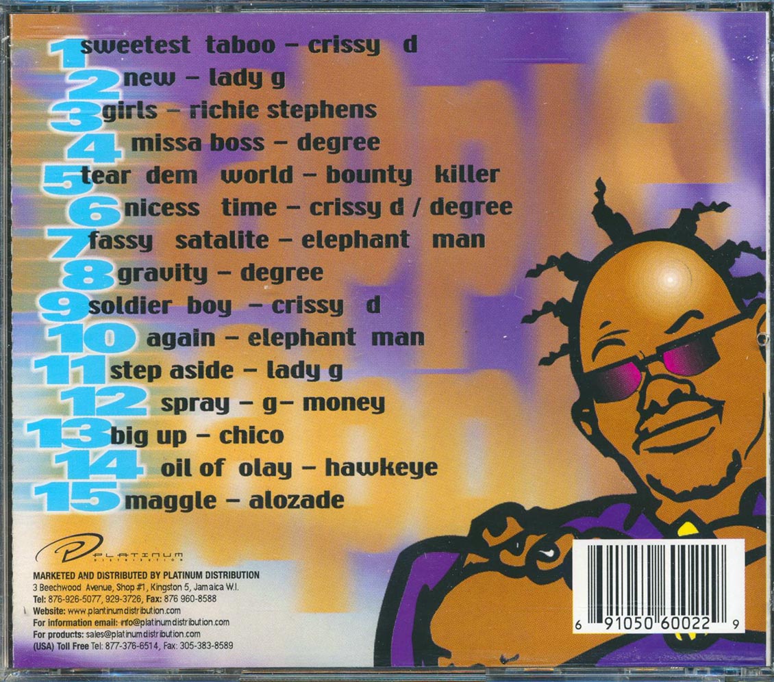 Bounty Killer, Richie Stephens, Lady G, Etc. - Snapple Dapple Volume 2 (Rattlesnake & Gravity rhythms)