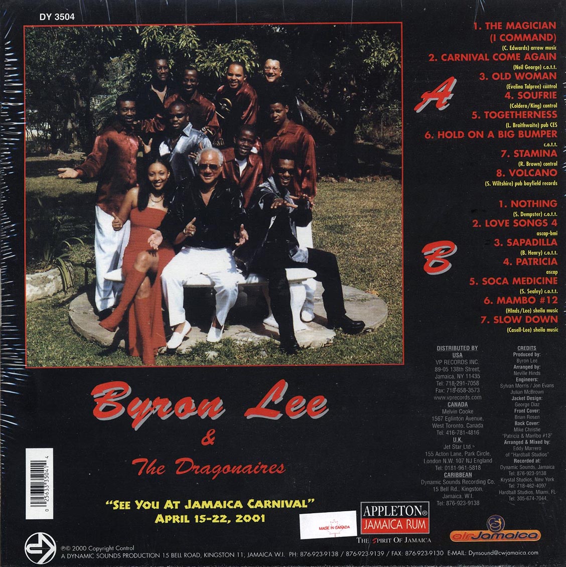 Byron Lee & The Dragonaires - Soca Thriller (Jamaica press) (orig. press)