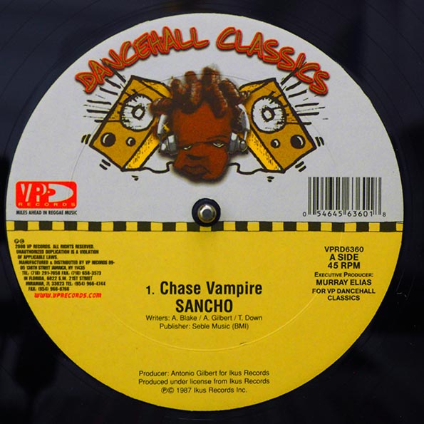 Sancho - Chase Vampire  /  Sweet Barry - One Dolla; Vampire Version (rhythm: "Chase Vampire/Me A De Cooker")