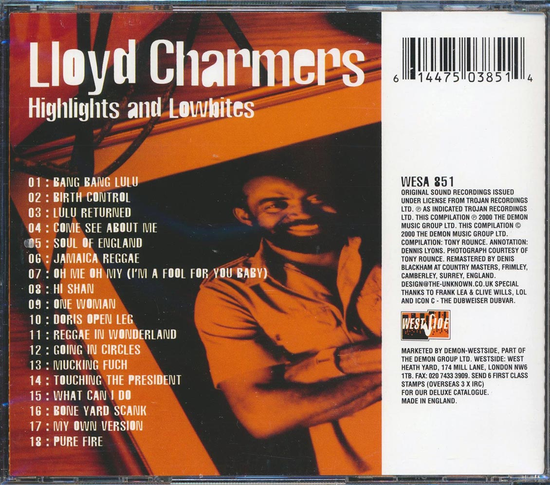 Lloyd Charmers - Highlights & Lowbites: The Many Sides Of Lloyd Charmers 1967-74