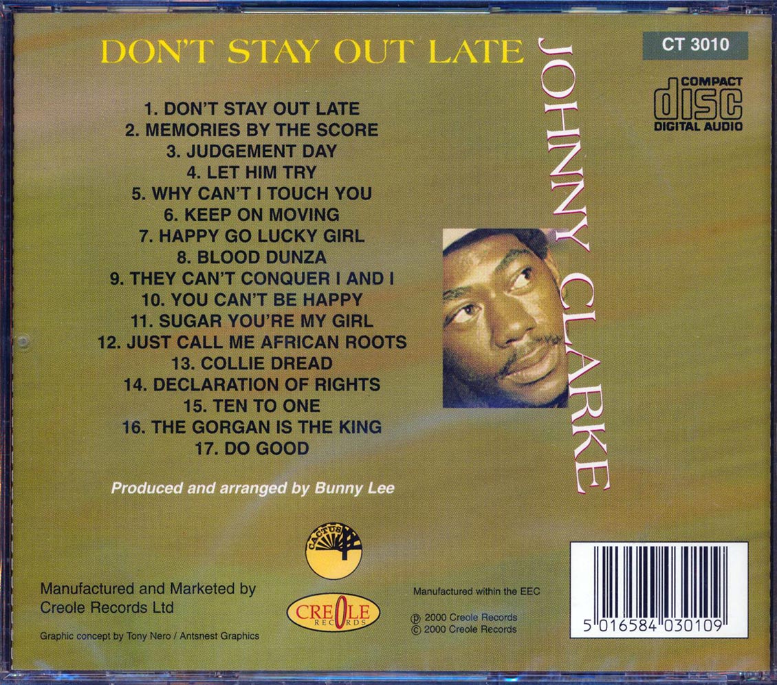 Johnny Clarke - Don't Stay Out Late