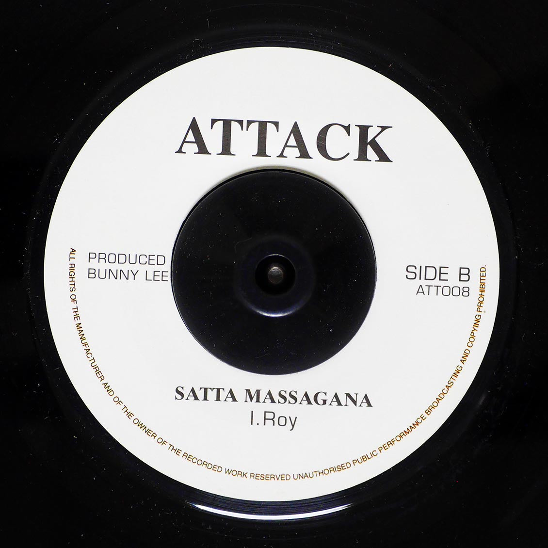 Ken Boothe - Satta Massagana  /  I Roy - Satta (rhythm: "Satta Massagana") (UK press)