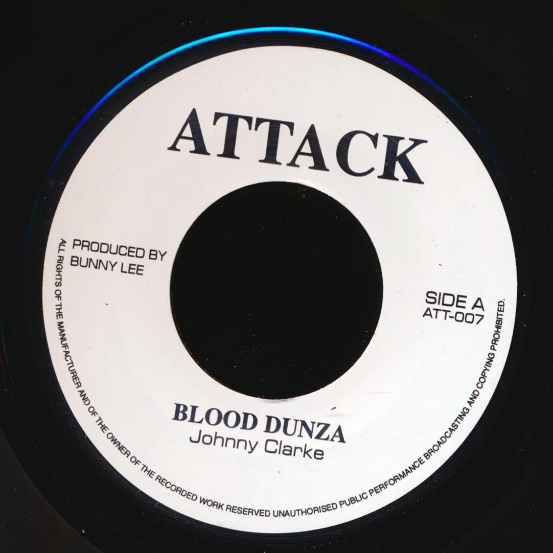 Johnny Clarke - Blood Dunza  /  King Tubby & The Aggrovators - Version (rhythm: "Blood Dunza")