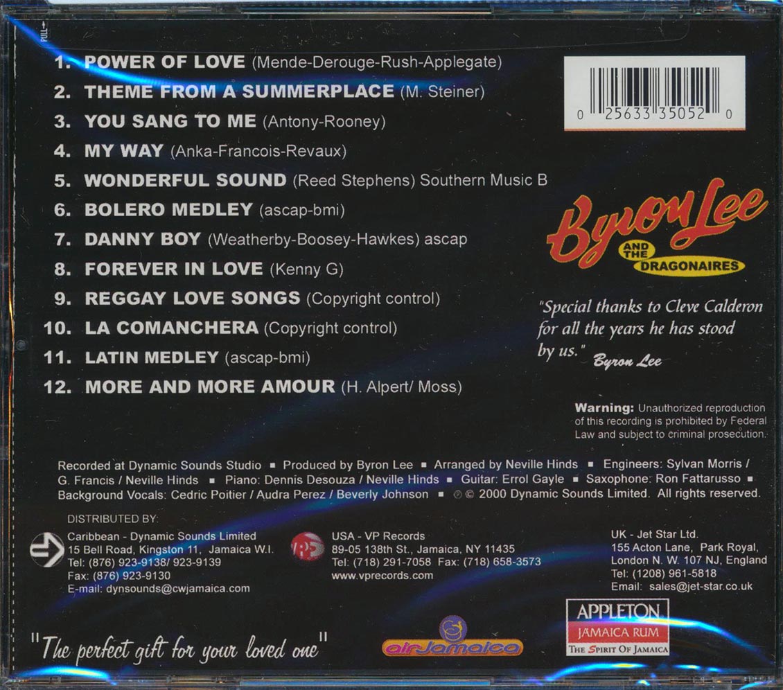 Byron Lee & The Dragonaires - Soft Lee Volume 7