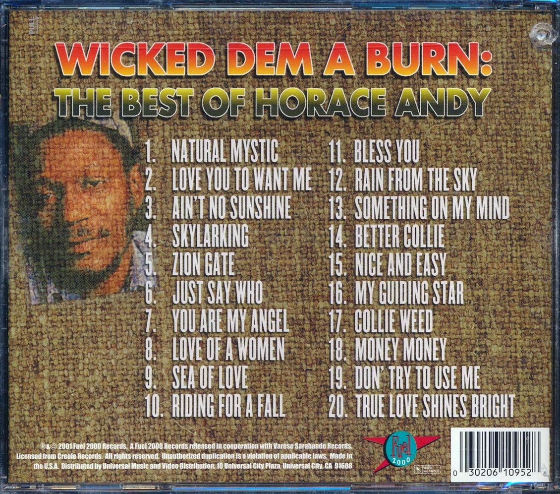 Horace Andy - Wicked Dem A Burn: The Best Of Horace Andy (20 tracks) (marked/ltd stock)