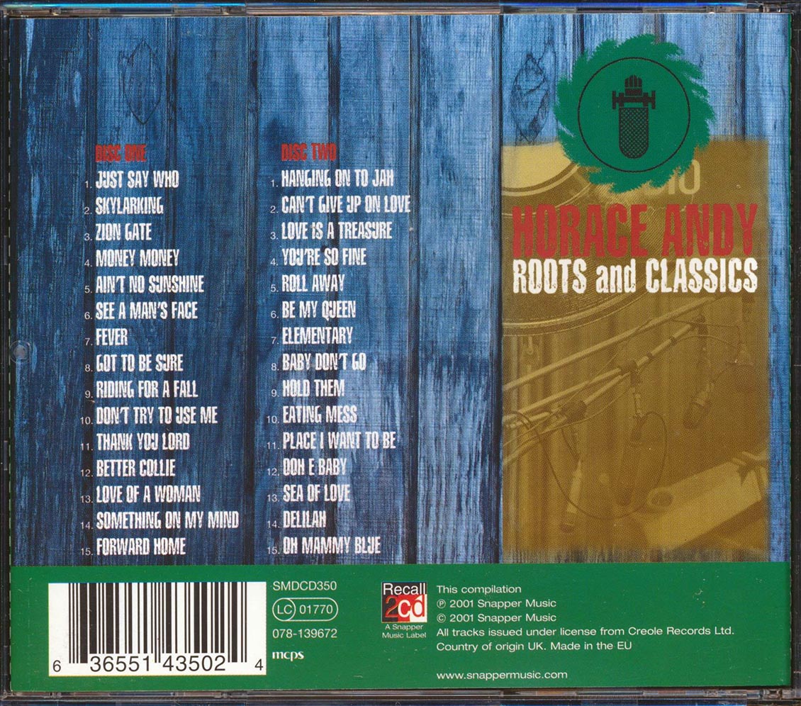 Horace Andy - Roots & Classics (30 tracks) (2xCD)