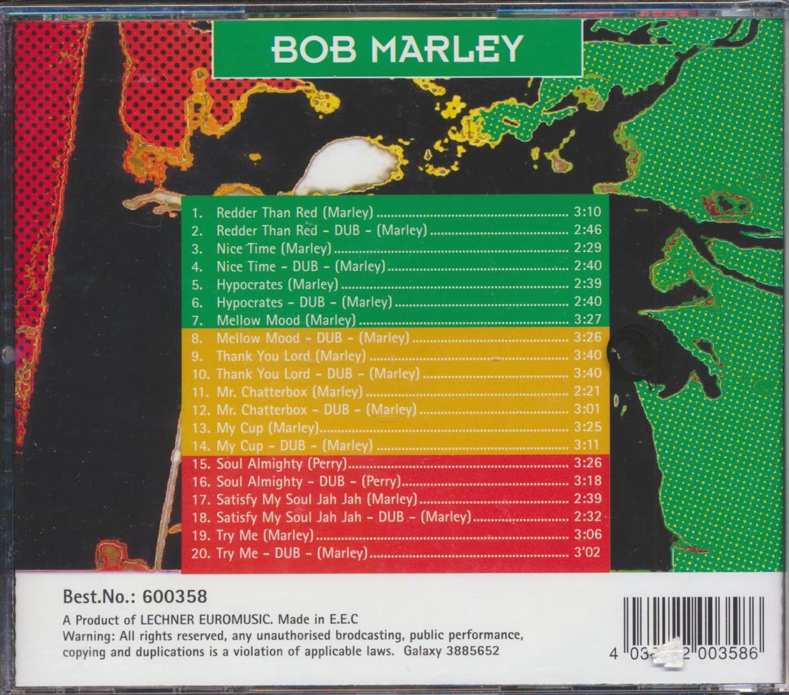 Bob Marley - Reggae N Dub (20 tracks)