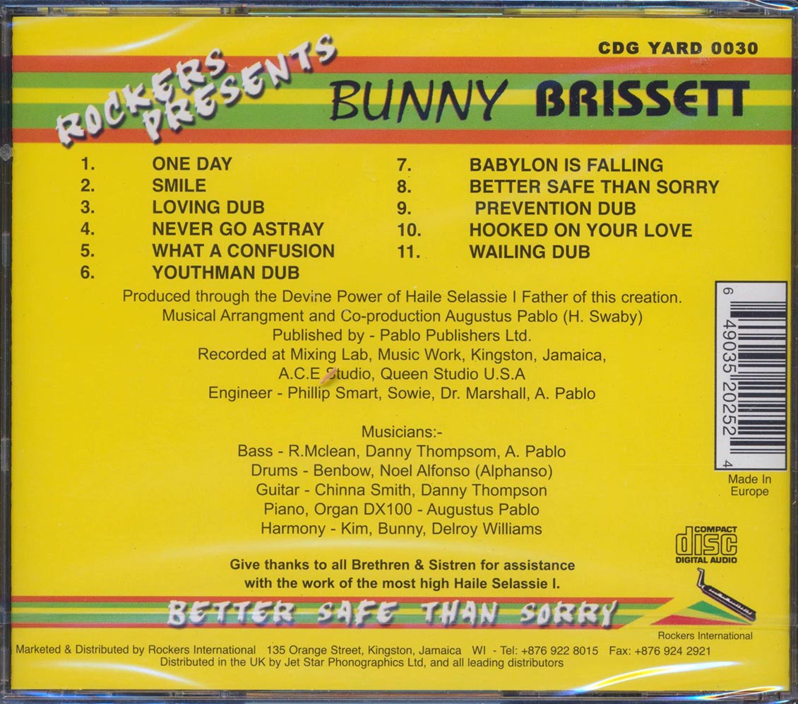 Bunny Brissett - Better Safe Than Sorry