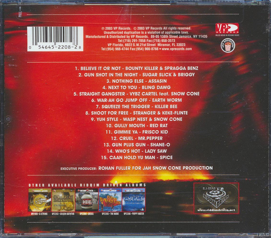 Bounty Killer, Red Rat, Lady Saw, Etc. - Riddim Driven: Earth, Wind & Flames (rhythm: "Earth, Wind & Flames")