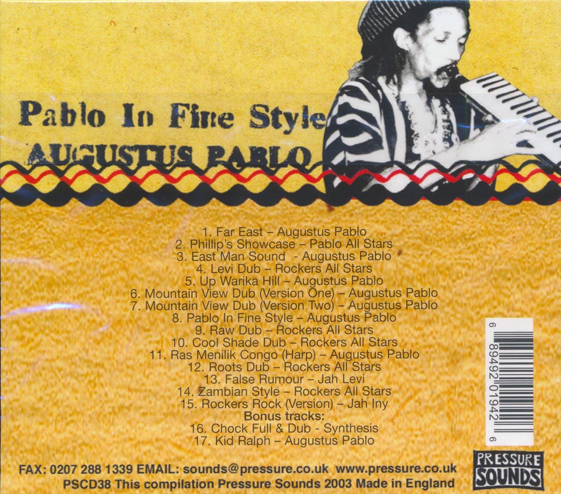 Augustus Pablo - In Fine Style: Original Rockers 7 Inch And 12 Inch Selection