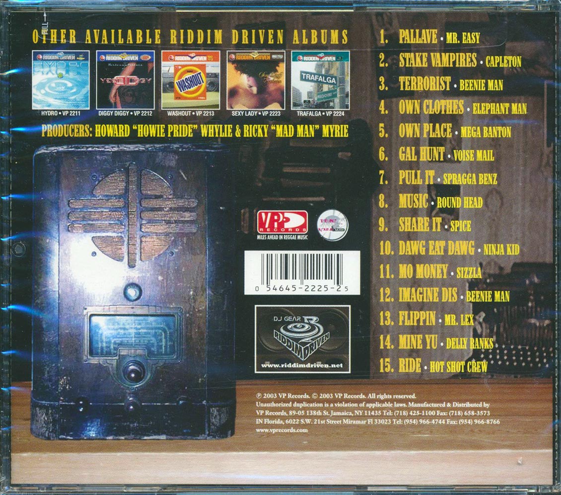 Sizzla, Capleton, Beenie Man, Etc. - Riddim Driven: Throw Back (rhythm: "Throw Back")