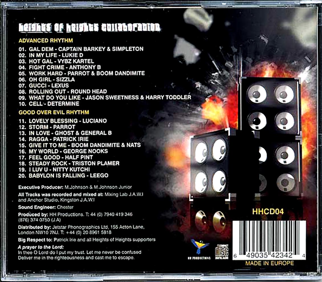 Luciano, Sizzla, Anthony B, Half Pint, Etc. - Heights Of Heights Collaboration (20 tracks)