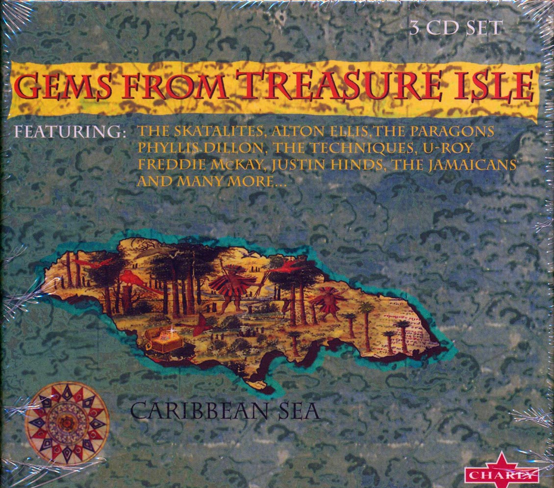 Alton Ellis, The Paragons, Phyllis Dillon, The Skatalites, Etc. - Gems From Treasure Isle (54 tracks) (3xCD) (box set)
