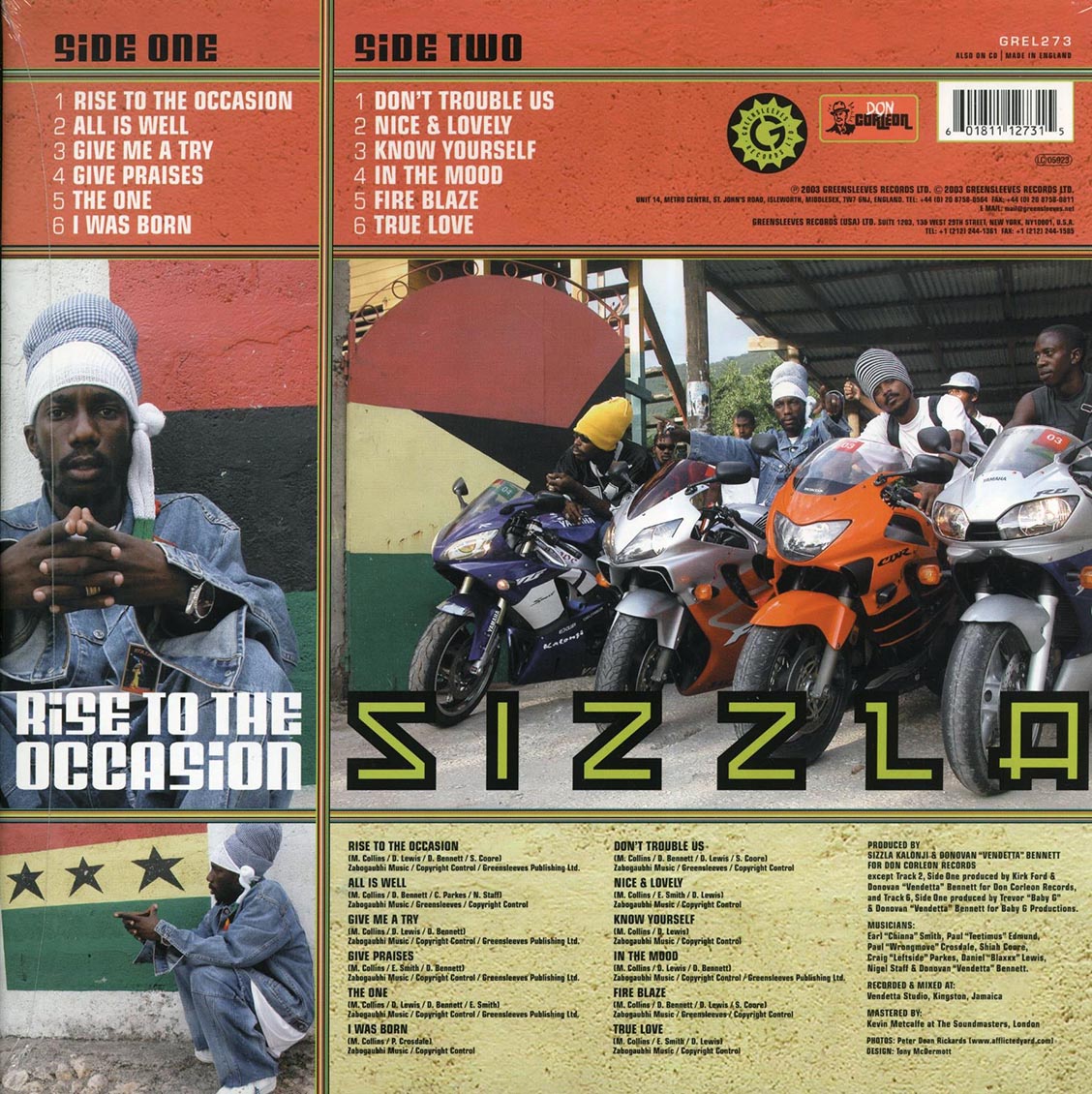 Sizzla - Rise To The Occasion