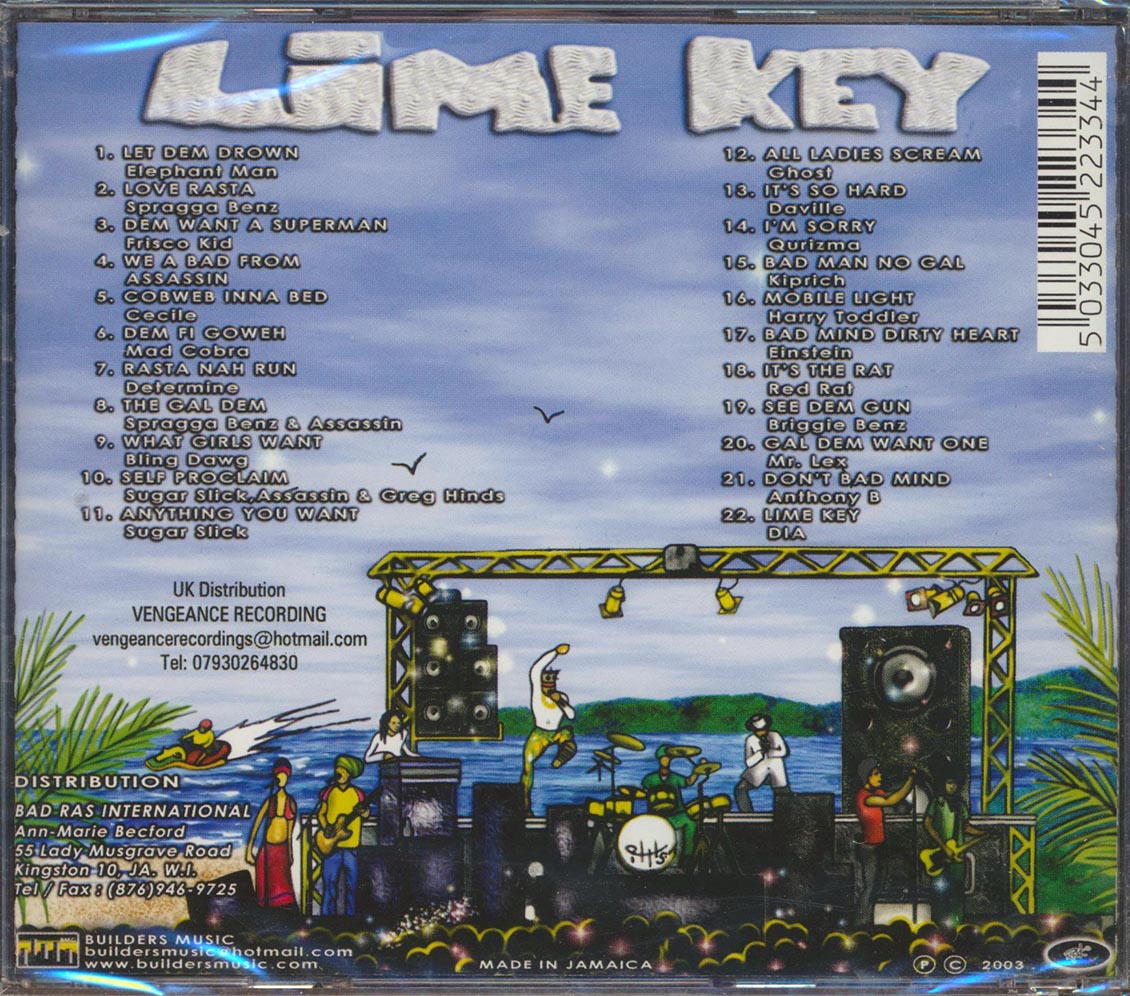 Elephant Man, Determine, Daville, Etc. - Lime Key Rhythm (rhythm: "Lime Key") (22 tracks)