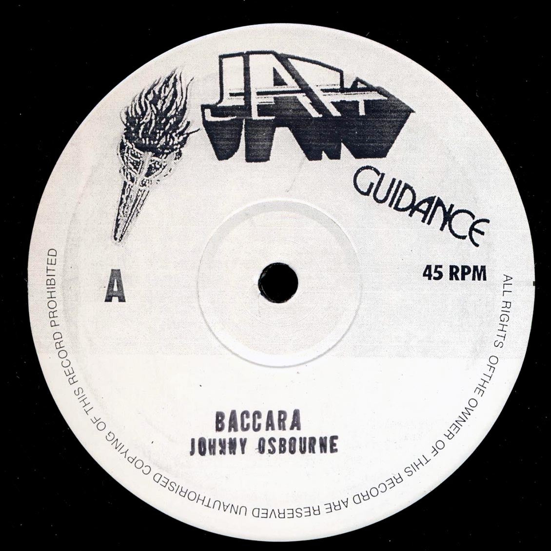 Johnny Osbourne - Baccara; Roots Radics - Dub  /  Johnny Osbourne - Give A Little Love; Roots Radics - Dub