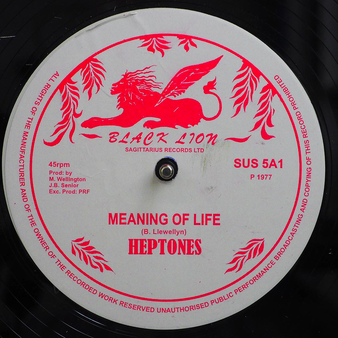 The Heptones - Meaning Of Life (Extended Mix)  /  The Heptones - Deceivers (Extended Mix) (colored vinyl)