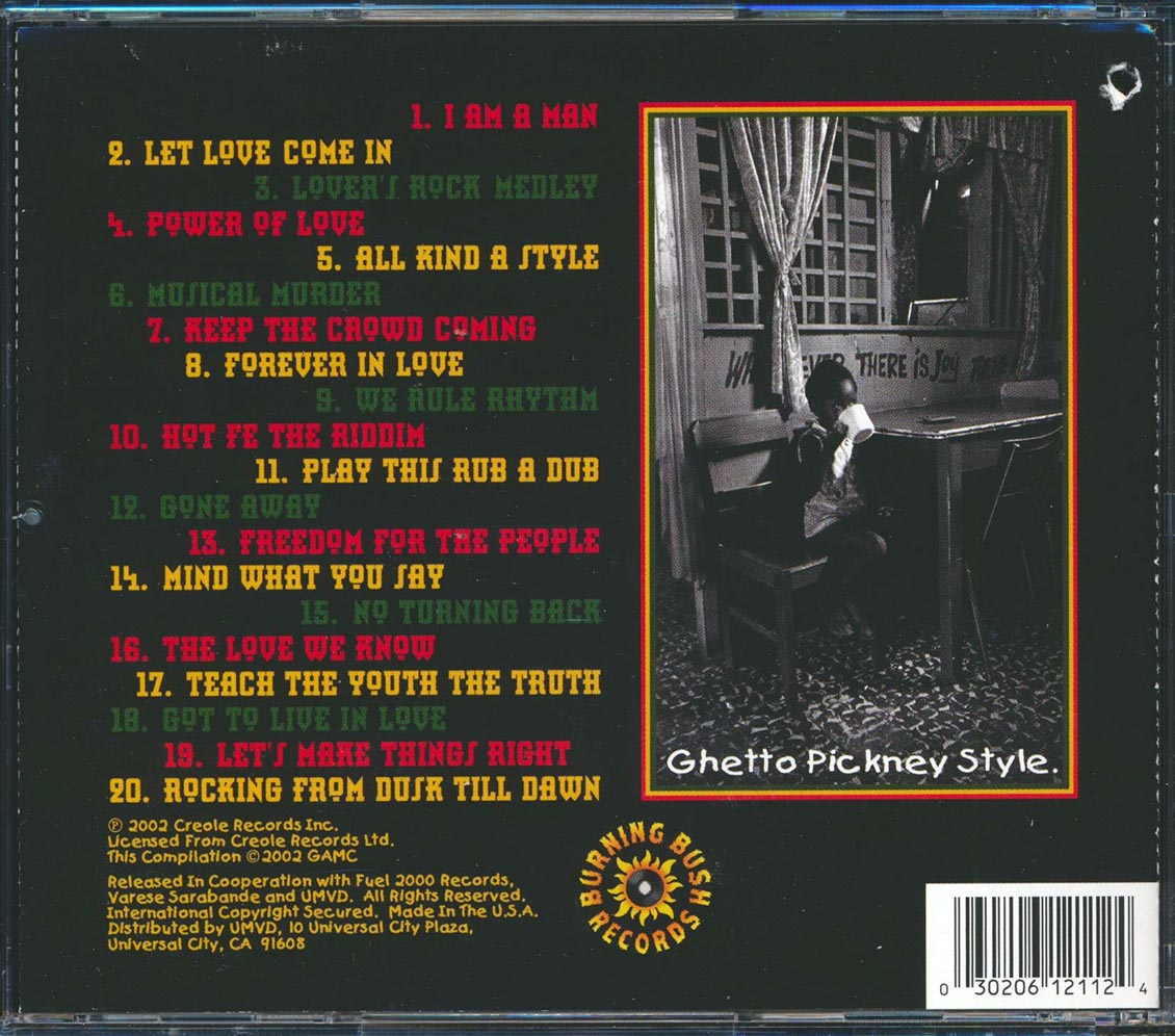 Sugar Minott - Ghetto Pickney Style: A Crucial Collection (20 tracks) (marked/ltd stock)
