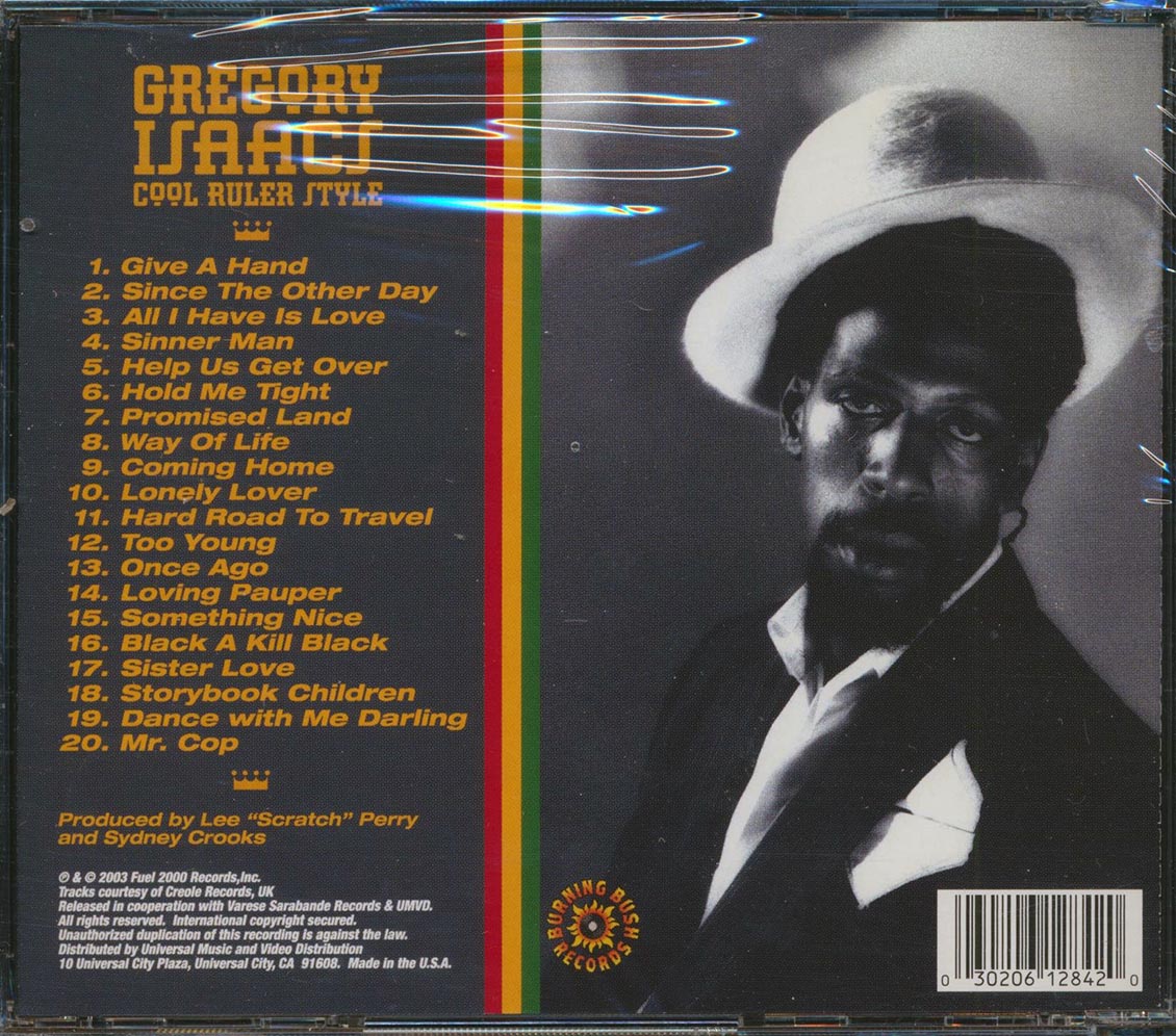 Gregory Isaacs - Cool Ruler Style (20 tracks) (marked/ltd stock)